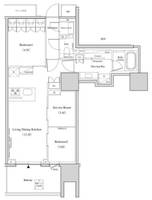 ザ・パークハビオ北千住の間取り