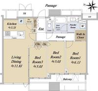物件の間取り画像