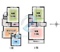 東京都江戸川区江戸川2(一戸建)の賃貸物件の間取り