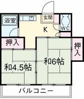 晴風荘の間取り