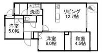 ライオンズマンション新都心(CK)の間取り
