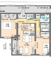 東京都品川区荏原6(マンション)の賃貸物件の間取り