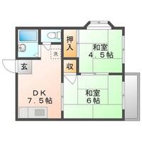 メゾン平野A棟の間取り