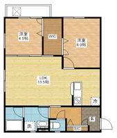 長崎県長崎市岩見町(アパート)の賃貸物件の間取り