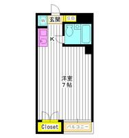 東京都練馬区貫井2(マンション)の賃貸物件の間取り