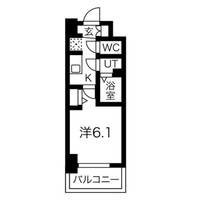 スプランディッド天王寺DUEの間取り