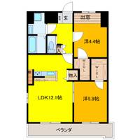 クレア上田の湯の間取り