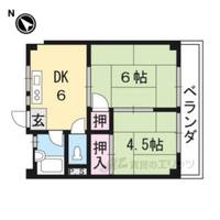 八瀬ロイヤルハイツの間取り