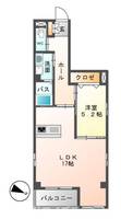 福岡県福岡市中央区大名1(マンション)の賃貸物件の間取り