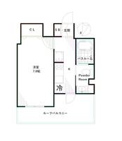 東京都杉並区堀ノ内3(マンション)の賃貸物件の間取り