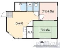 橘マンションの間取り