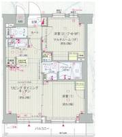 エステムプラザ神楽坂North Residenceの間取り