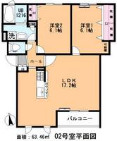 物件の間取り画像