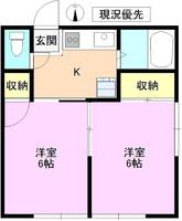 ラセーヌ村前Aの間取り