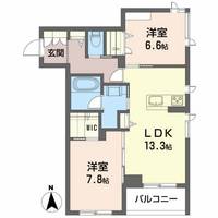 物件の間取り画像