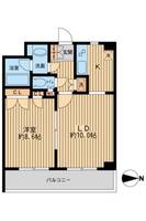 東京都目黒区南1(マンション)の賃貸物件の間取り