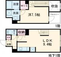 ウェルスクエア新宿戸山の間取り