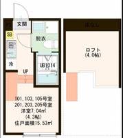 ハーモニーテラス青井VIIIの間取り