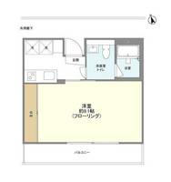 東京都目黒区目黒本町5(アパート)の賃貸物件の間取り