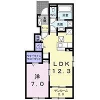 フロイデ Aの間取り