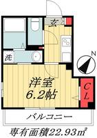 千葉県浦安市今川1(アパート)の賃貸物件の間取り