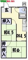森本学園前貸店舗(住居)の間取り