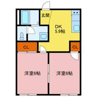 フレグランス中島の間取り