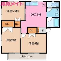 物件の間取り画像