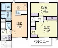Cherry Blossom(チェリーブロッサム)Bの間取り