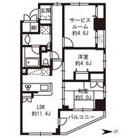 葛西駅前グリーンホームズIVの間取り