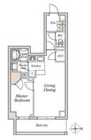 東京都北区志茂1(マンション)の賃貸物件の間取り