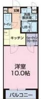 愛知県名古屋市緑区桶狭間切戸(アパート)の賃貸物件の間取り