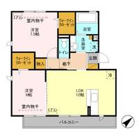 群馬県桐生市東7(アパート)の賃貸物件の間取り