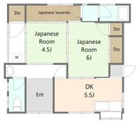 福岡県田川市大字伊田(一戸建)の賃貸物件の間取り
