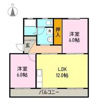 AIRLIX松岡 Aの間取り