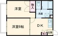 ホワイトローズIの間取り