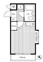 東京都世田谷区砧7(マンション)の賃貸物件の間取り
