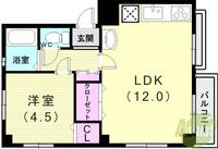 サンハイツ西明石の間取り