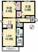 物件の間取り画像