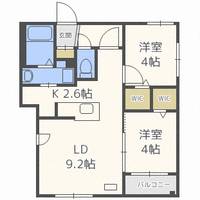 ブランシャール月寒WESTの間取り