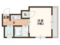 大阪府大阪市住之江区北加賀屋2(マンション)の賃貸物件の間取り