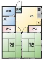 吉田ハイツの間取り