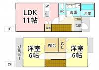 物件の間取り画像