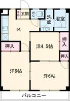 群馬県高崎市棟高町(マンション)の賃貸物件の間取り