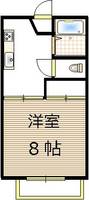 クラッシーナ柴田Bの間取り