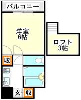 モーリックス立岩の間取り