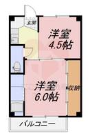 大阪府河内長野市木戸西町3(マンション)の賃貸物件の間取り