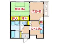 エクシード中央の間取り