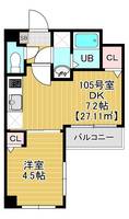 ソル ド レーヴ アッシュの間取り