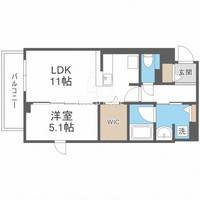 大阪府大阪市天王寺区味原町(マンション)の賃貸物件の間取り
